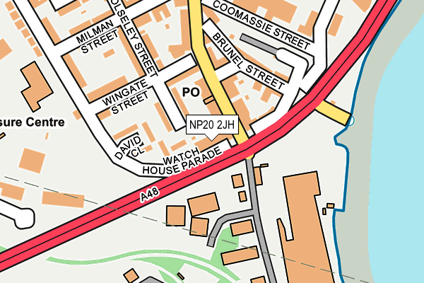 NP20 2JH map - OS OpenMap – Local (Ordnance Survey)