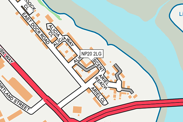 NP20 2LG map - OS OpenMap – Local (Ordnance Survey)