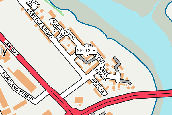 NP20 2LH map - OS OpenMap – Local (Ordnance Survey)