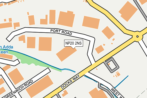 NP20 2NS map - OS OpenMap – Local (Ordnance Survey)
