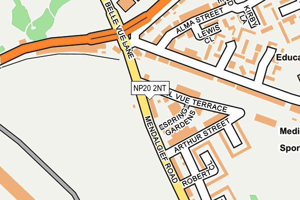 NP20 2NT map - OS OpenMap – Local (Ordnance Survey)