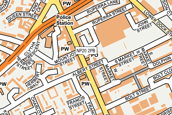NP20 2PB map - OS OpenMap – Local (Ordnance Survey)