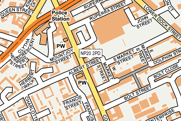 NP20 2PD map - OS OpenMap – Local (Ordnance Survey)
