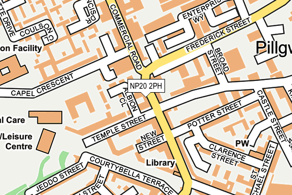 NP20 2PH map - OS OpenMap – Local (Ordnance Survey)