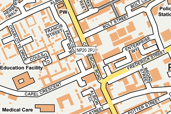 NP20 2PJ map - OS OpenMap – Local (Ordnance Survey)