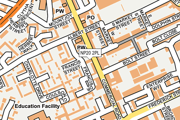 NP20 2PL map - OS OpenMap – Local (Ordnance Survey)