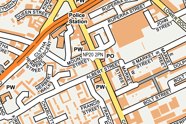 NP20 2PN map - OS OpenMap – Local (Ordnance Survey)