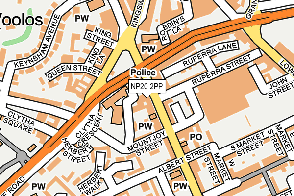 NP20 2PP map - OS OpenMap – Local (Ordnance Survey)