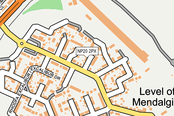 NP20 2PX map - OS OpenMap – Local (Ordnance Survey)