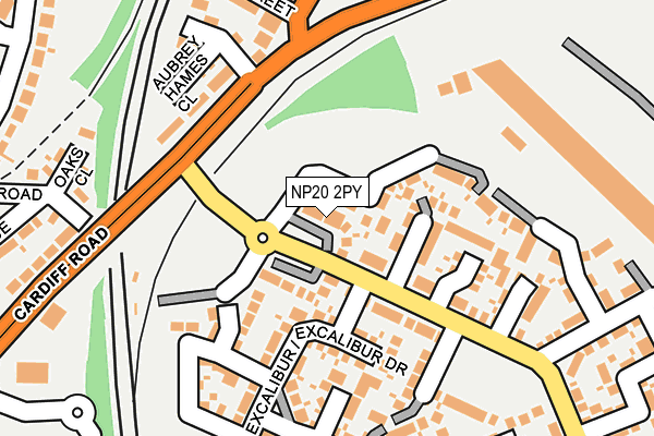 NP20 2PY map - OS OpenMap – Local (Ordnance Survey)