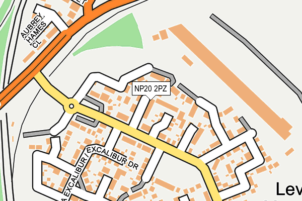 NP20 2PZ map - OS OpenMap – Local (Ordnance Survey)