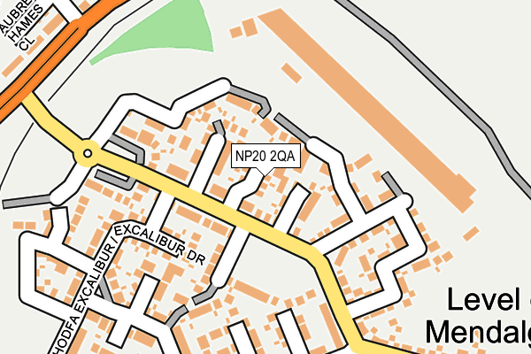 NP20 2QA map - OS OpenMap – Local (Ordnance Survey)