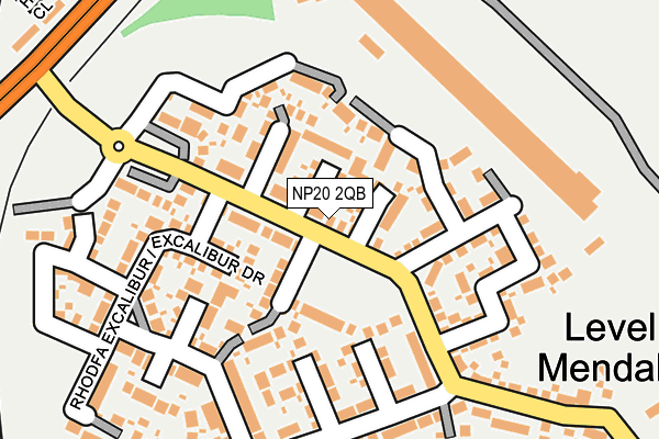 NP20 2QB map - OS OpenMap – Local (Ordnance Survey)