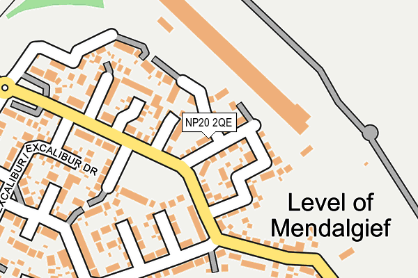 NP20 2QE map - OS OpenMap – Local (Ordnance Survey)