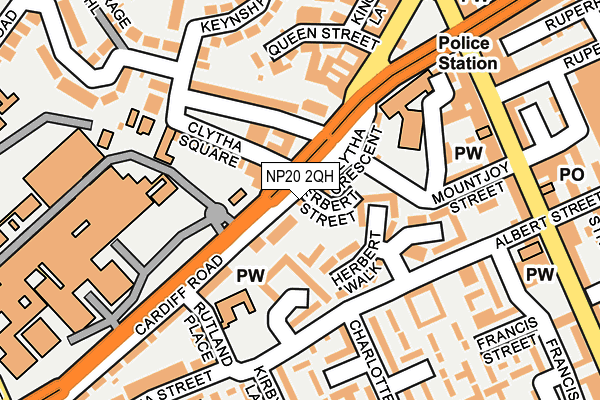 NP20 2QH map - OS OpenMap – Local (Ordnance Survey)
