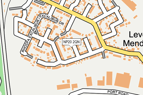 NP20 2QN map - OS OpenMap – Local (Ordnance Survey)