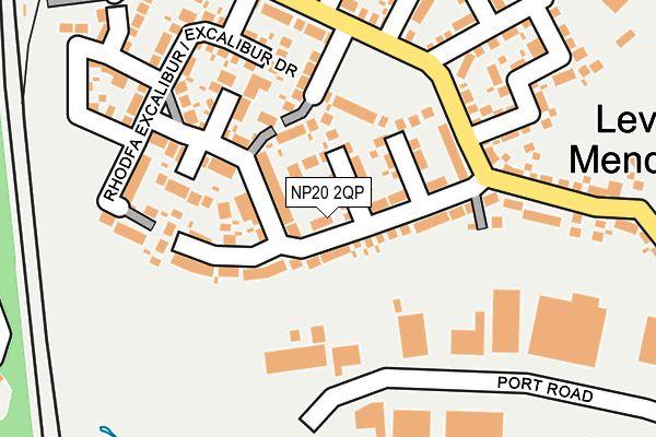 NP20 2QP map - OS OpenMap – Local (Ordnance Survey)