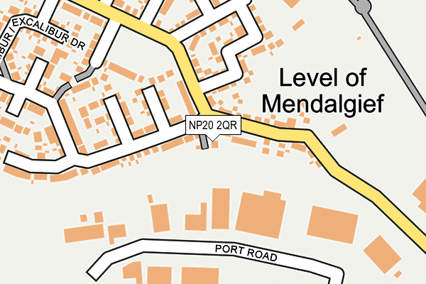 NP20 2QR map - OS OpenMap – Local (Ordnance Survey)