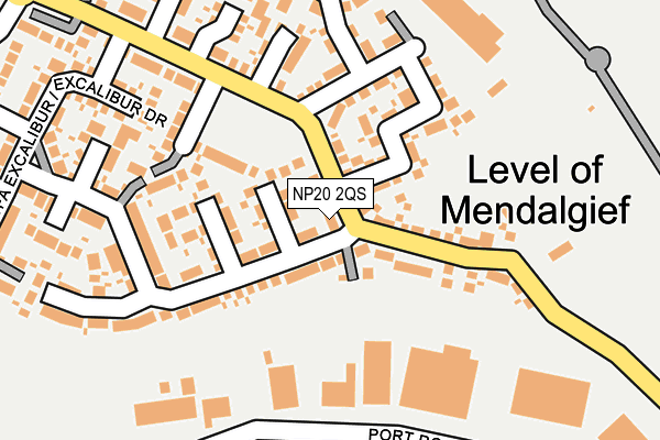 NP20 2QS map - OS OpenMap – Local (Ordnance Survey)