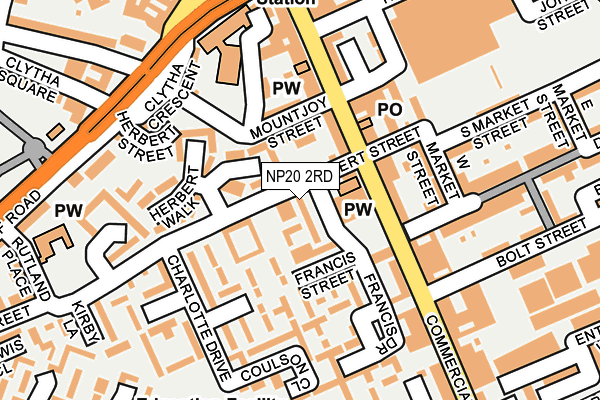 NP20 2RD map - OS OpenMap – Local (Ordnance Survey)