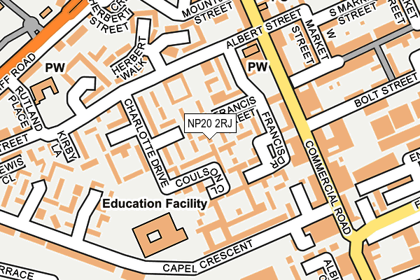 NP20 2RJ map - OS OpenMap – Local (Ordnance Survey)