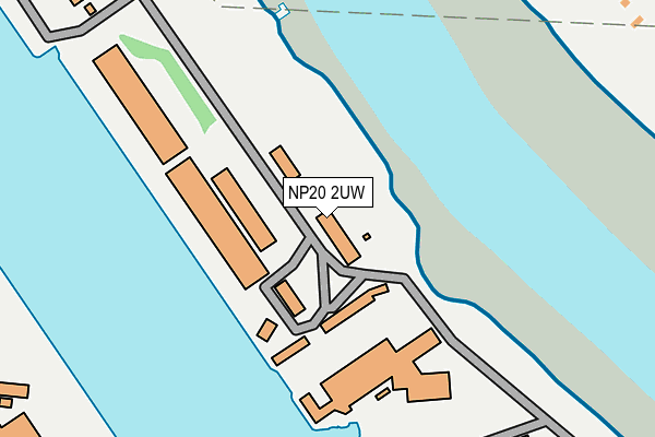 NP20 2UW map - OS OpenMap – Local (Ordnance Survey)
