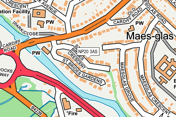 NP20 3AS map - OS OpenMap – Local (Ordnance Survey)