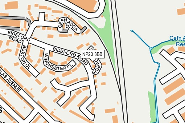 NP20 3BB map - OS OpenMap – Local (Ordnance Survey)
