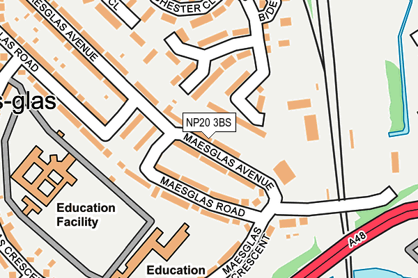 NP20 3BS map - OS OpenMap – Local (Ordnance Survey)