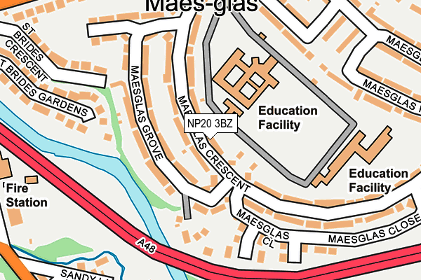 NP20 3BZ map - OS OpenMap – Local (Ordnance Survey)