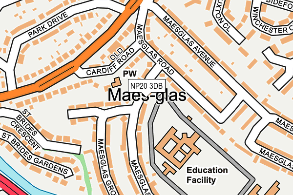 NP20 3DB map - OS OpenMap – Local (Ordnance Survey)