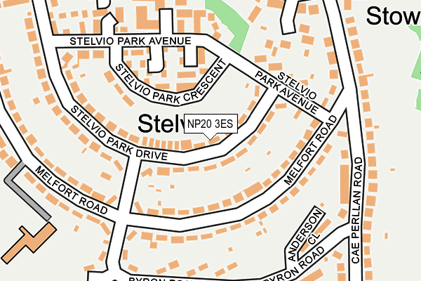 NP20 3ES map - OS OpenMap – Local (Ordnance Survey)