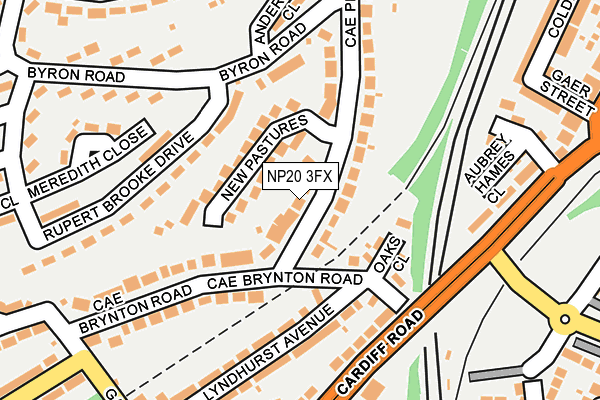NP20 3FX map - OS OpenMap – Local (Ordnance Survey)