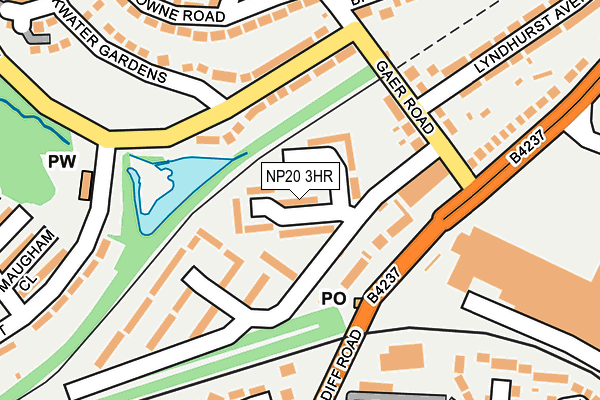 NP20 3HR map - OS OpenMap – Local (Ordnance Survey)