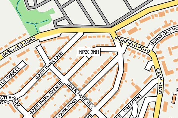 NP20 3NH map - OS OpenMap – Local (Ordnance Survey)