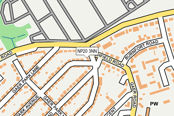 NP20 3NN map - OS OpenMap – Local (Ordnance Survey)