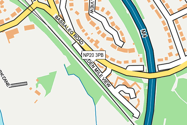 NP20 3PB map - OS OpenMap – Local (Ordnance Survey)