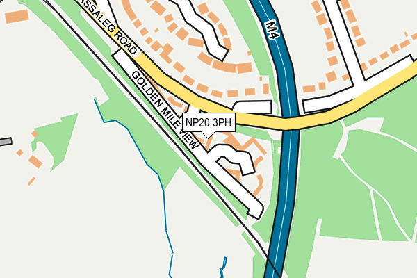 NP20 3PH map - OS OpenMap – Local (Ordnance Survey)