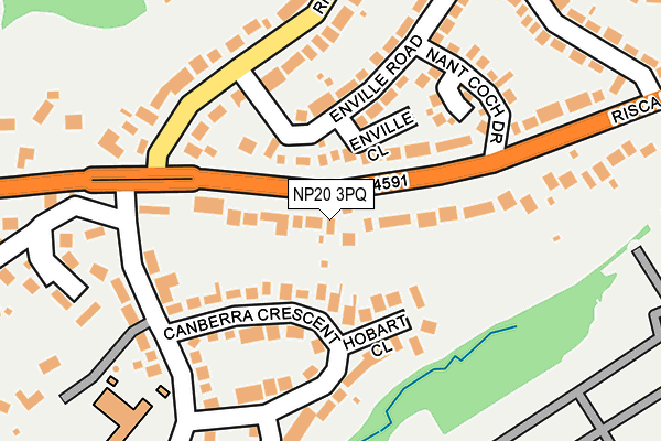 NP20 3PQ map - OS OpenMap – Local (Ordnance Survey)