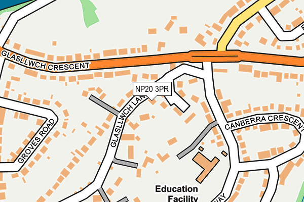 NP20 3PR map - OS OpenMap – Local (Ordnance Survey)