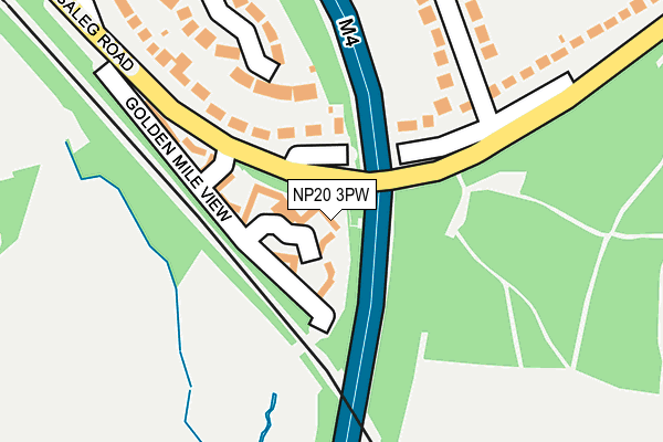 NP20 3PW map - OS OpenMap – Local (Ordnance Survey)