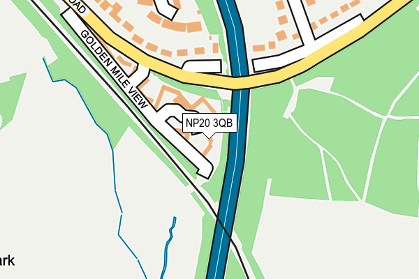 NP20 3QB map - OS OpenMap – Local (Ordnance Survey)
