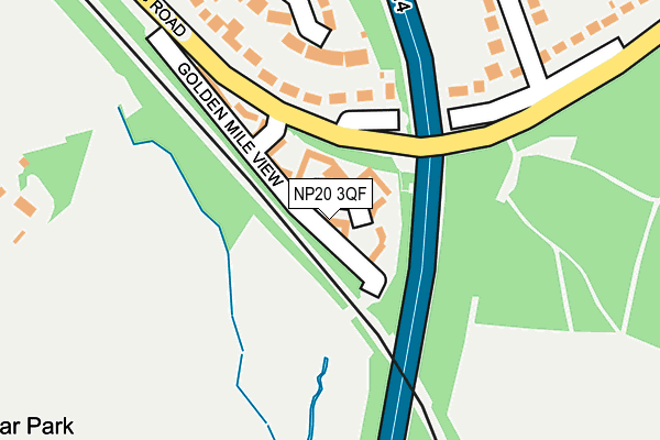 NP20 3QF map - OS OpenMap – Local (Ordnance Survey)