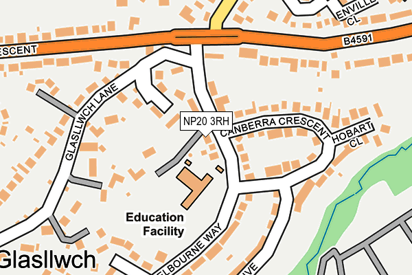NP20 3RH map - OS OpenMap – Local (Ordnance Survey)