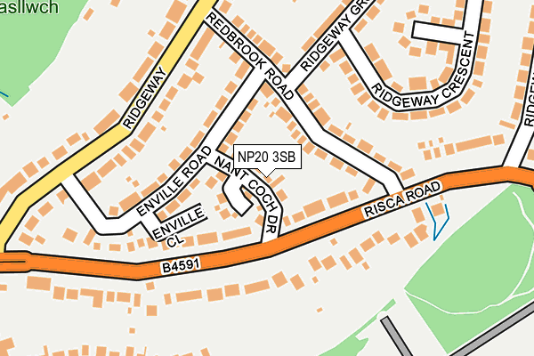 NP20 3SB map - OS OpenMap – Local (Ordnance Survey)