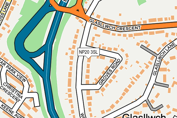 NP20 3SL map - OS OpenMap – Local (Ordnance Survey)