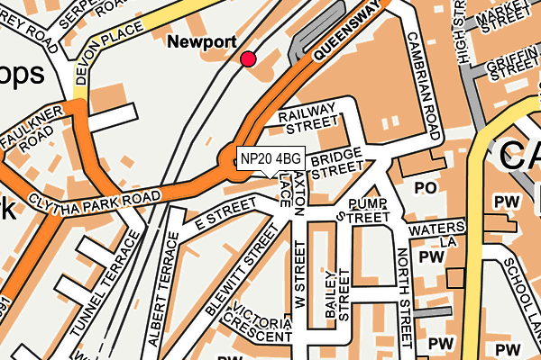 NP20 4BG map - OS OpenMap – Local (Ordnance Survey)