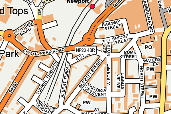 NP20 4BR map - OS OpenMap – Local (Ordnance Survey)