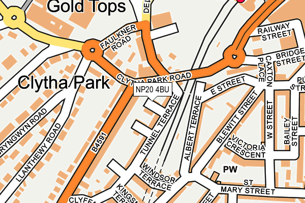 NP20 4BU map - OS OpenMap – Local (Ordnance Survey)