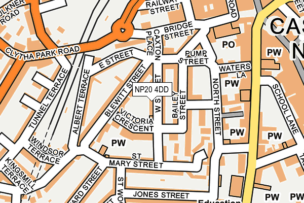 NP20 4DD map - OS OpenMap – Local (Ordnance Survey)